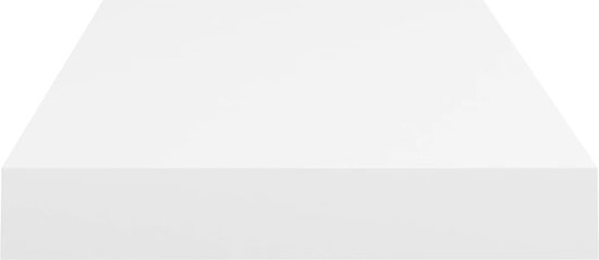 vidaXL Étagère murale flottante - MDF - Wit - 50 cm Étagère murale - MDF Honeycomb - Witte Étagère murale - Étagère murale flottante - Accessoires de maison