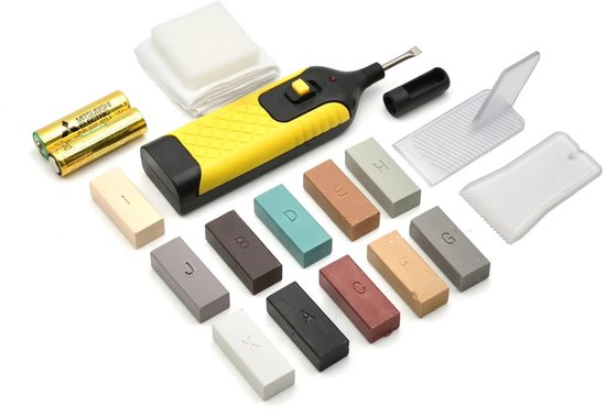 Foto: Geko reparatieset voor tegels en keramiek veelzijdig en kleurmengbaar