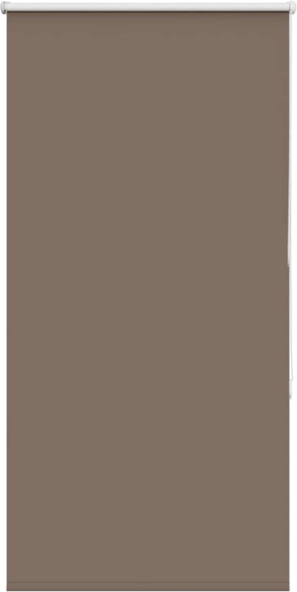 vidaXL Rolgordijn - verduisterend - koffie - 70x150 - cm - stofbreedte - 65,7 - cm