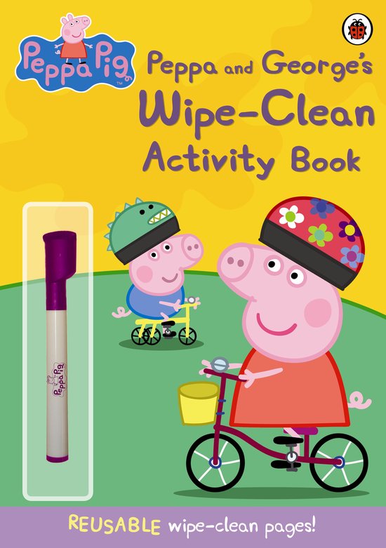 Peppa & Georges Activity Wipe Clean - cover