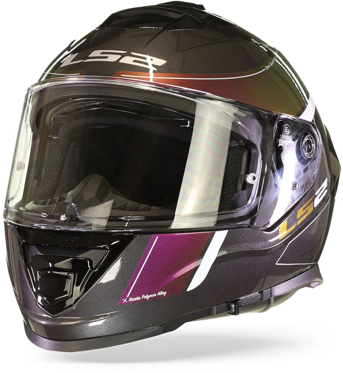 LS2 FF800 Storm Velvet Zwart Rainbow Integraalhelm - Helm