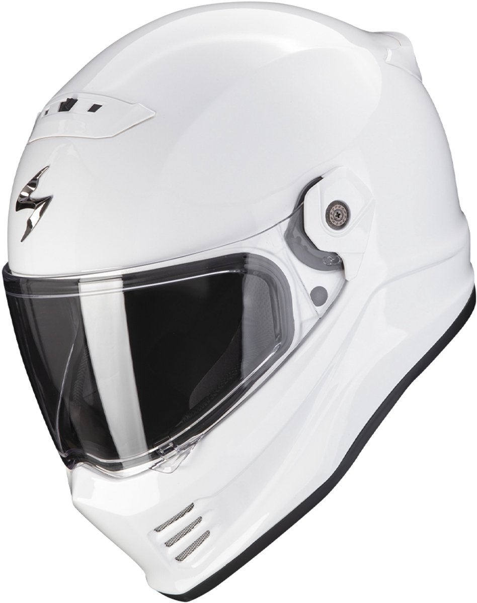 Scorpion Covert FX Solid Wit Integraalhelm - Helm