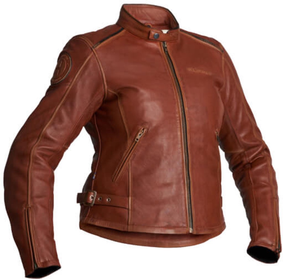Halvarssons Nyvall Leren Jas Dames Cognac - Jas