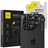 Spacecase Quickfit-Camera Van Gehard Glas Voor Iphone 14 Pro Max Zwart