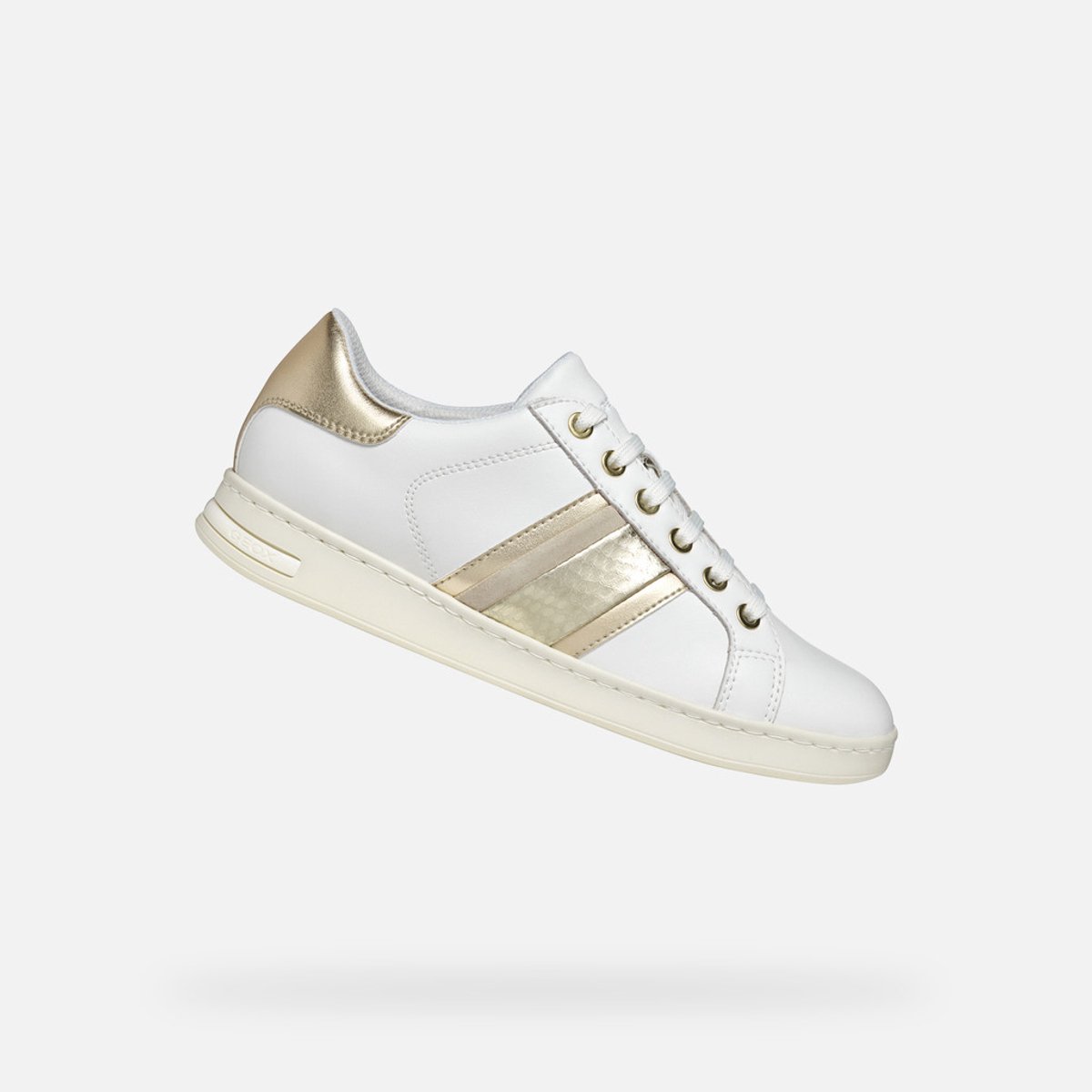 Geox Jaysen Wit/lichtgoud