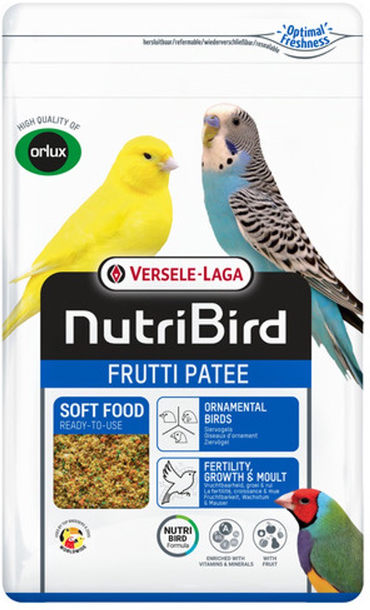 Orlux Frutti Patee krachtvoer - 10 kilo - Supplementen - Vogelvoer - Patee