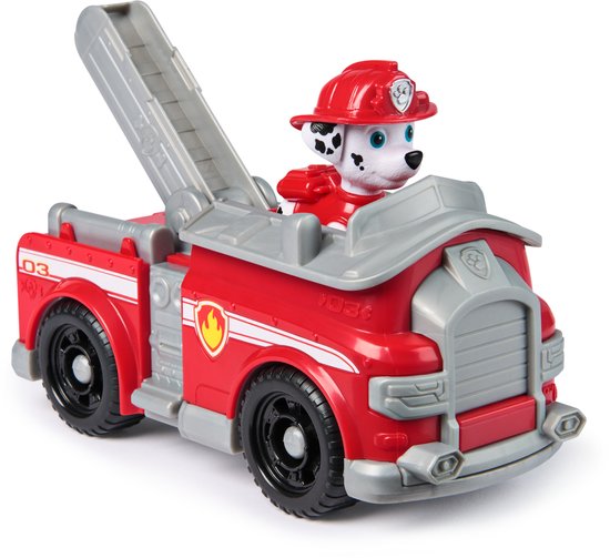 PAW Patrol - Marshall's Brandweerwagen - speelgoedauto met speelfiguur