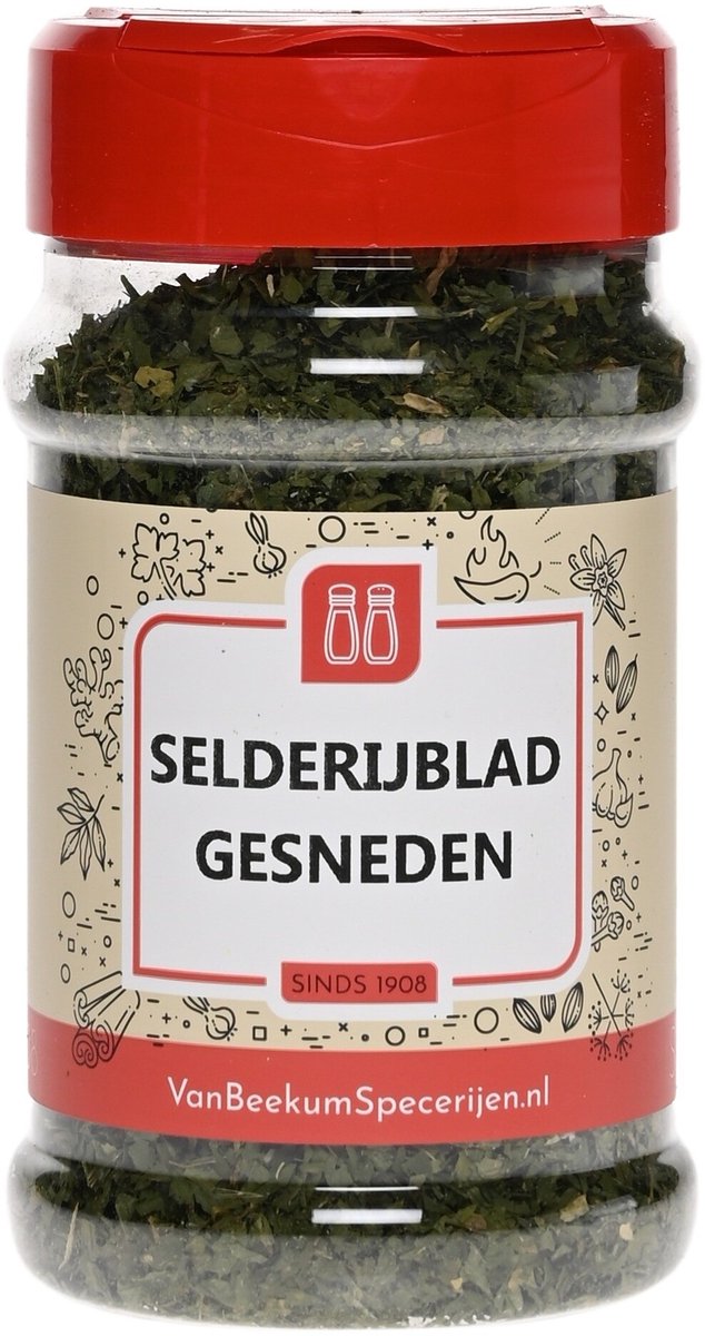 Goedkoopste Van Beekum Specerijen - Selderijblad Gesneden - Strooibus 30 Gram