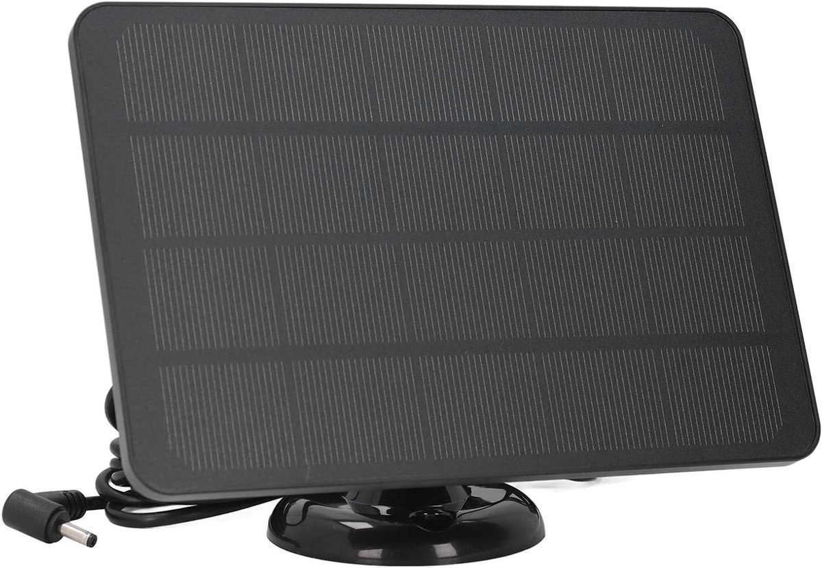 Zonnepaneel 10W voor Ring Spotlight Cam & Ring Stick Up Cam IP65 Waterdicht Outdoor Oplaadpaneel met Verstelbare Beugel - Weerbestendig en Veilige Lader