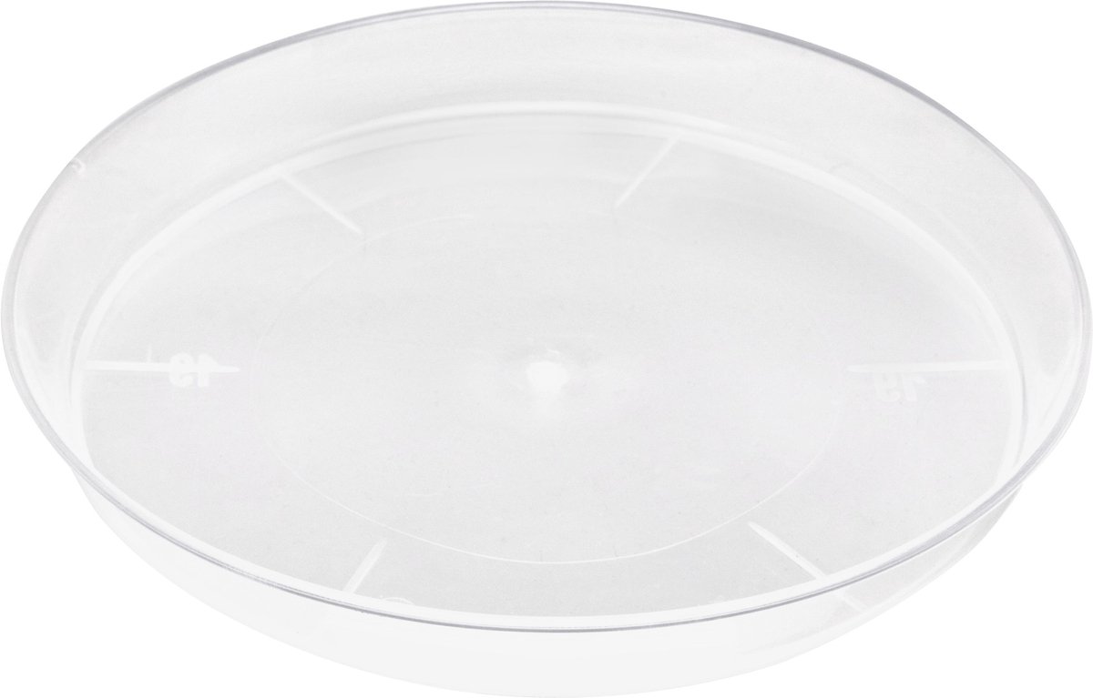 Garronda Ronde Bloempot Onderzetter – 5 stuks – Transparant - ⌀ 19cm H=2,6cm - GD-NIC-PotBase108
