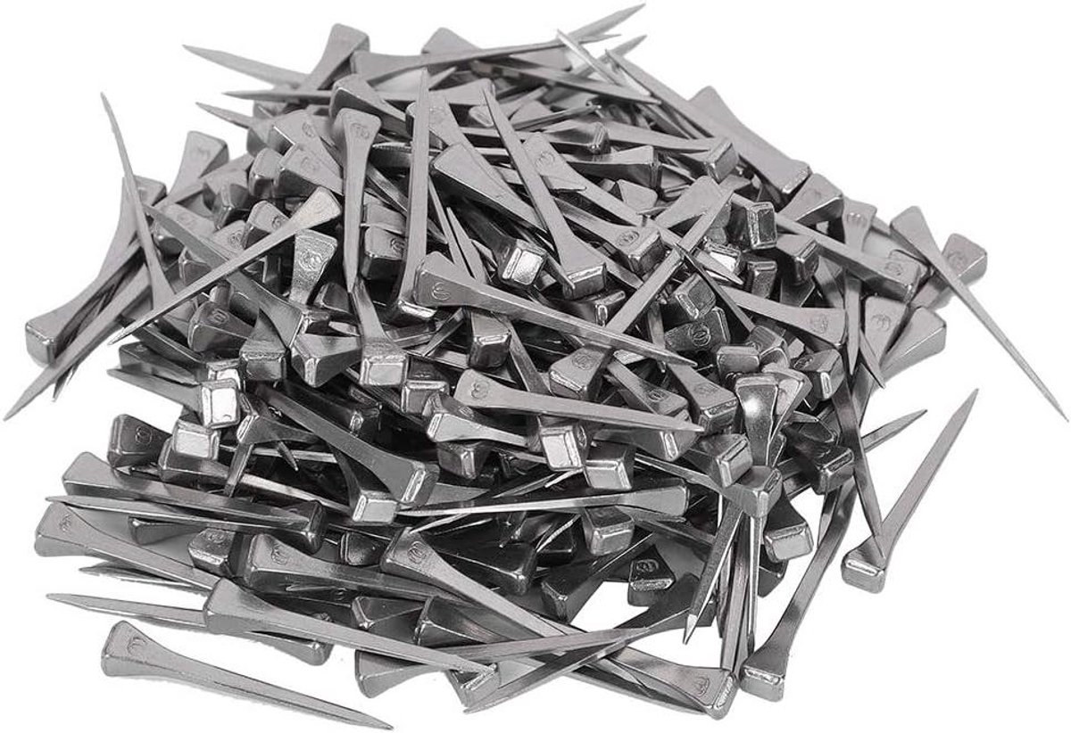 Image of 250 Stks 4.8 Cm Staal E4 Hoefijzer Nagel Hoefijzernagels Paard Tool Apparatuur Accessoires voor Gebrandschilderd Glas en Paardenrace - Hoefijzer Nagels .