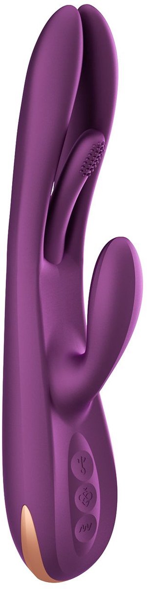 HoneyPlayBox - Terri App-controlled Kinky Finger Tapping Rabbit Vibrator Pu