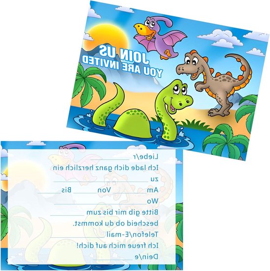 Stickers dinosaurus - Alles voor een dinosaurus kinderverjaardag