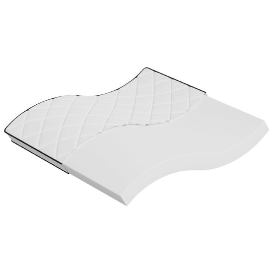 vidaXL Schuimmatras 180x200 cm - Middelzacht Schuimmatras - Schuimmatrassen - Tweepersoonsmatras - Foam Matras