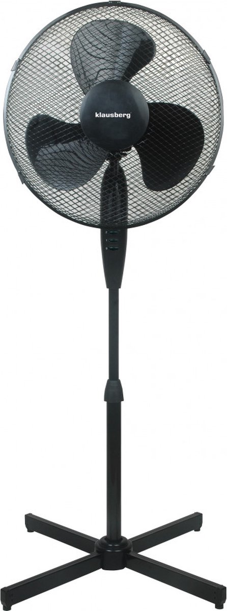 Klausberg 7472 - Staande ventilator op statief - zwart - 40 cm