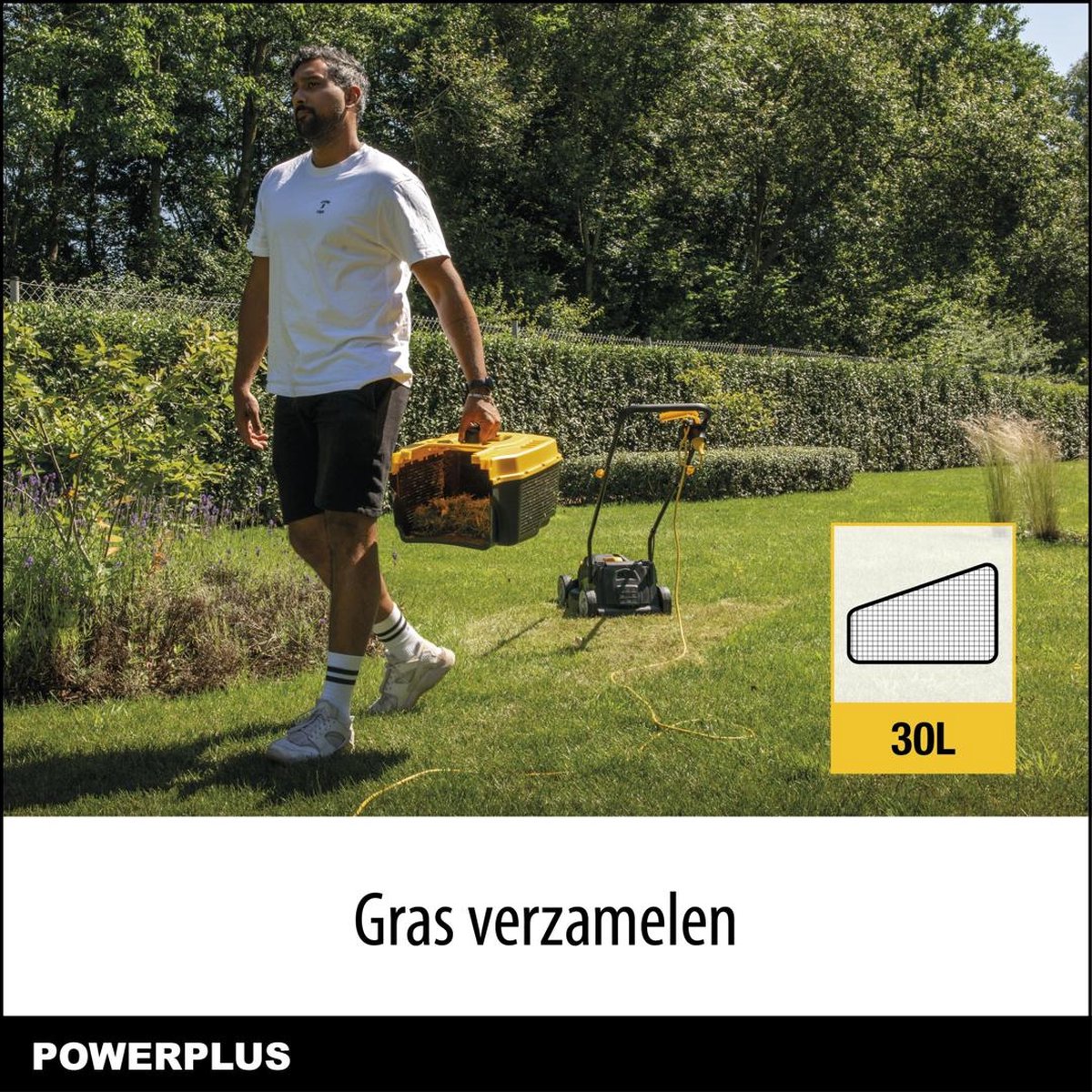 Powerplus Tuingereedschap set POWXG62205T - 1300W Grasmaaier 320mm + Trimmer 250W – foto 2