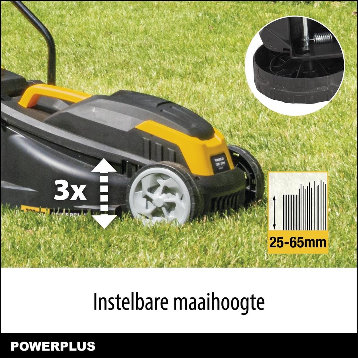 Powerplus Tuingereedschap set POWXG62205T - 1300W Grasmaaier 320mm + Trimmer 250W – foto 6