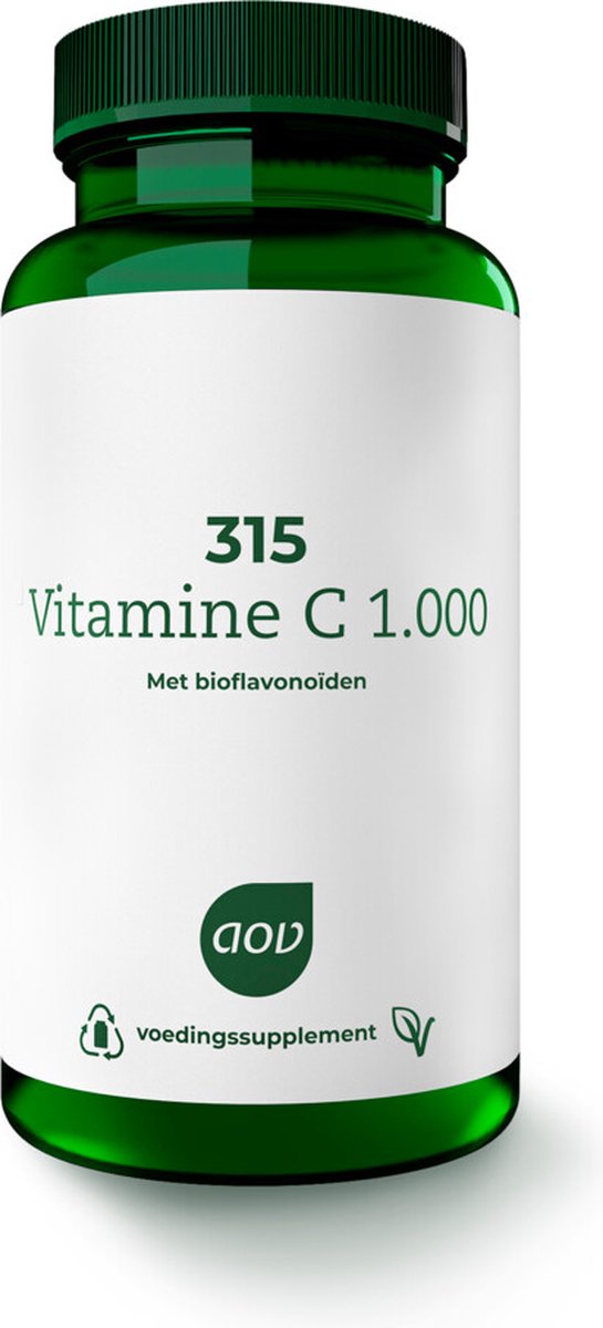 AOV Vitamine C 1000 mg 315 - 2 x 60 tabletten - Voordeelverpakking
