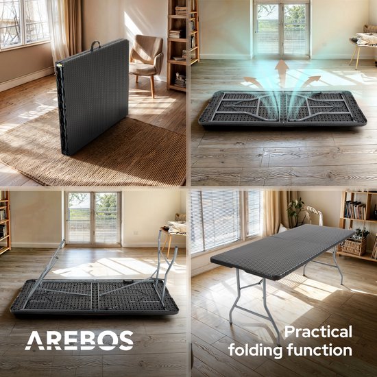 THINIA HOME Klaptafel met 2 banken van 180 cm catering