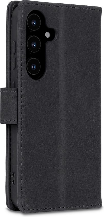 Étui Casemania pour Samsung Galaxy S25 Plus - Gris anthracite - Étui en cuir