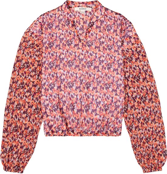 Chemisier imprimé sur toute la surface Filles GARCIA Oranje à manches longues