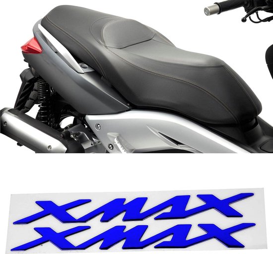 Vinyl Reflecterende Xmax Stickers Motorfiets Decals Voor Yamaha Xmax 300 400 250 125 Xmax300 Xmax400 Xmax250 Xmax125 Versieren (Color : White