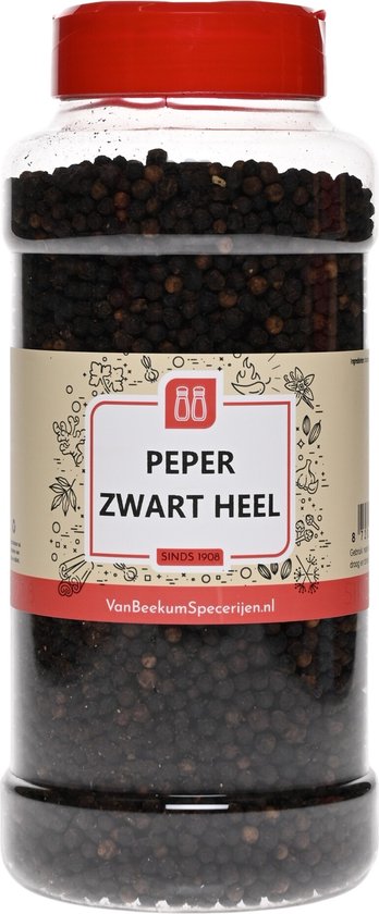 Poivre noir entier | Spreader 450 grammes | Van Beekum Specerijen