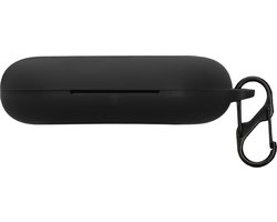 kwmobile cover voor oordopjes case - geschikt voor Anker Soundcore V20i - Trendy beschermhoes draadloze oordopjes in zwart
