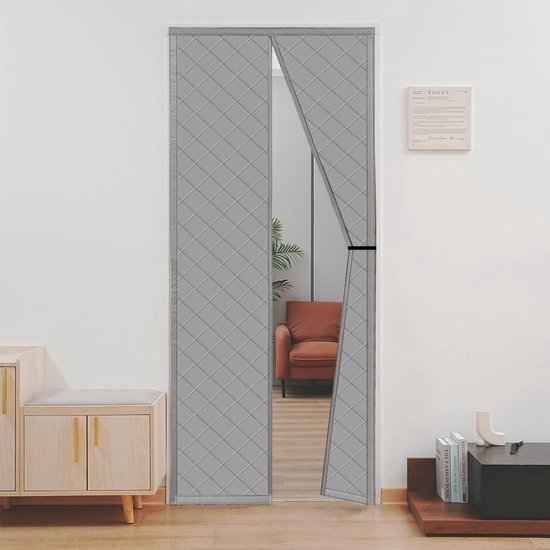 Thermisch Geïsoleerd Magnetisch Deurgordijn 60x135cm - Winddicht