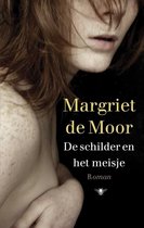 Boek 'De Schilder en het Meisje' door Margriet de Moor, met een close-up van een meisje met rood haar.