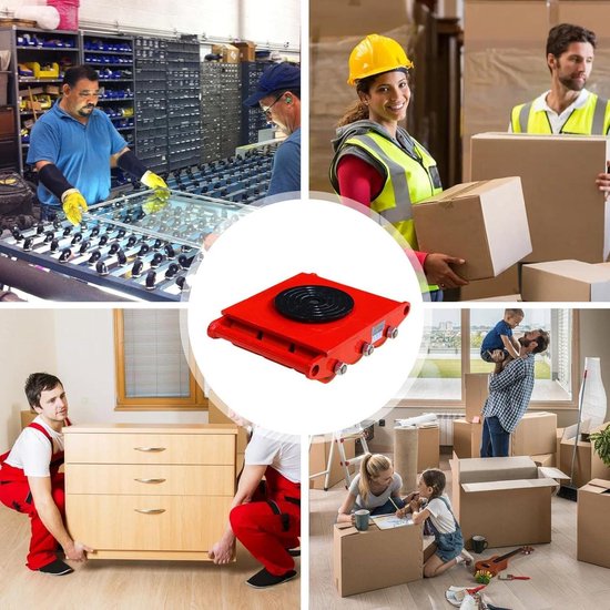 Heavy Duty Machine Dolly Skate voor Industriële Verhuisapparatuur - 8T ...