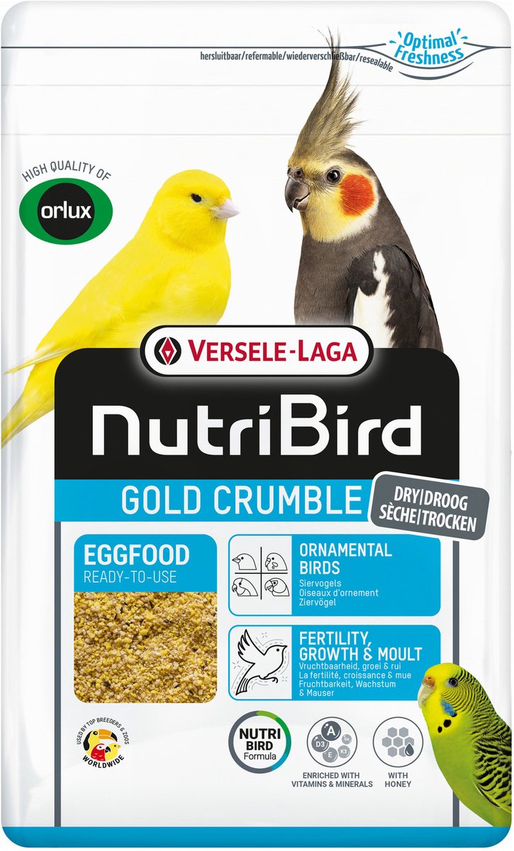 Versele-Laga Nutribird Gold Crumble Siervogels - Vogelvoer - 10 kg
