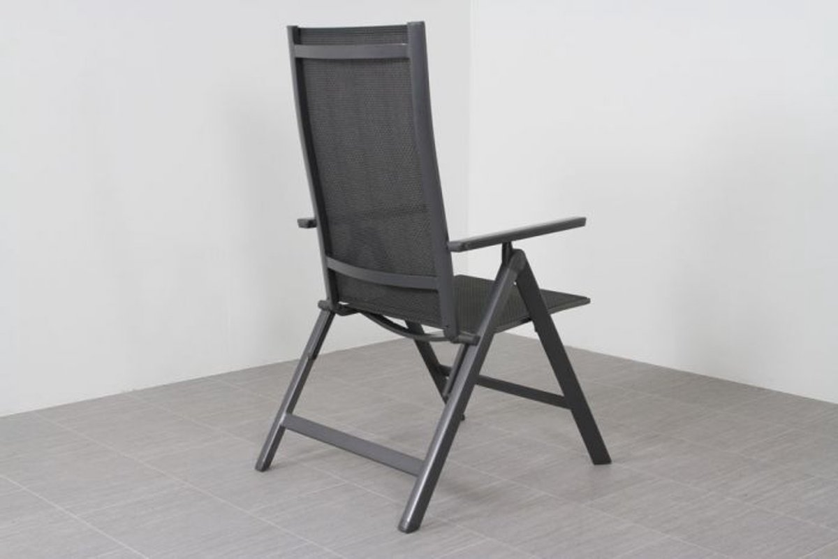 Hartman Napoli/Kings adjustable garden dining set anthracite - 220x100 cm