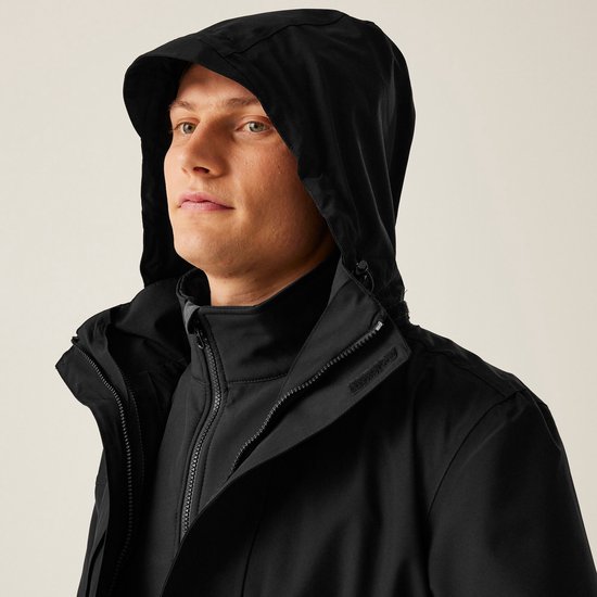 Veste Regatta pour homme - Kingsley 3in1 RG1430 - Noir - XL