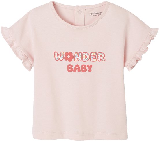 Vertbaudet T-shirt bébé à message en coton bio