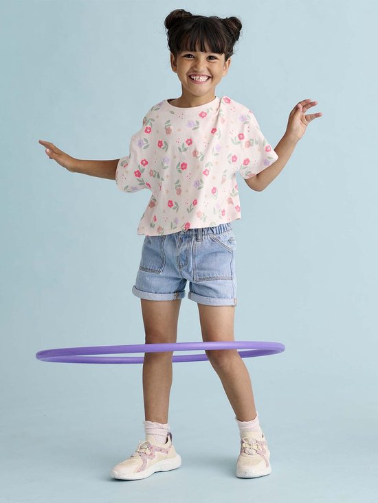 Vertbaudet Short en jean Basics fille