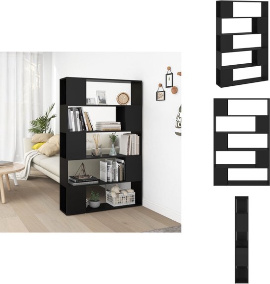 Boekenkast/kamerscherm 105x24x102 cm gerookt eikenkleurig Boekenkast/kamerscherm 105x24x102 cm gerookt eikenkleurig