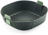Lékué Airfryer Mandje - Maat XL - Siliconen - Grey
