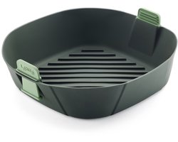 Lékué Airfryer Mandje - Maat XL - Siliconen - Grey