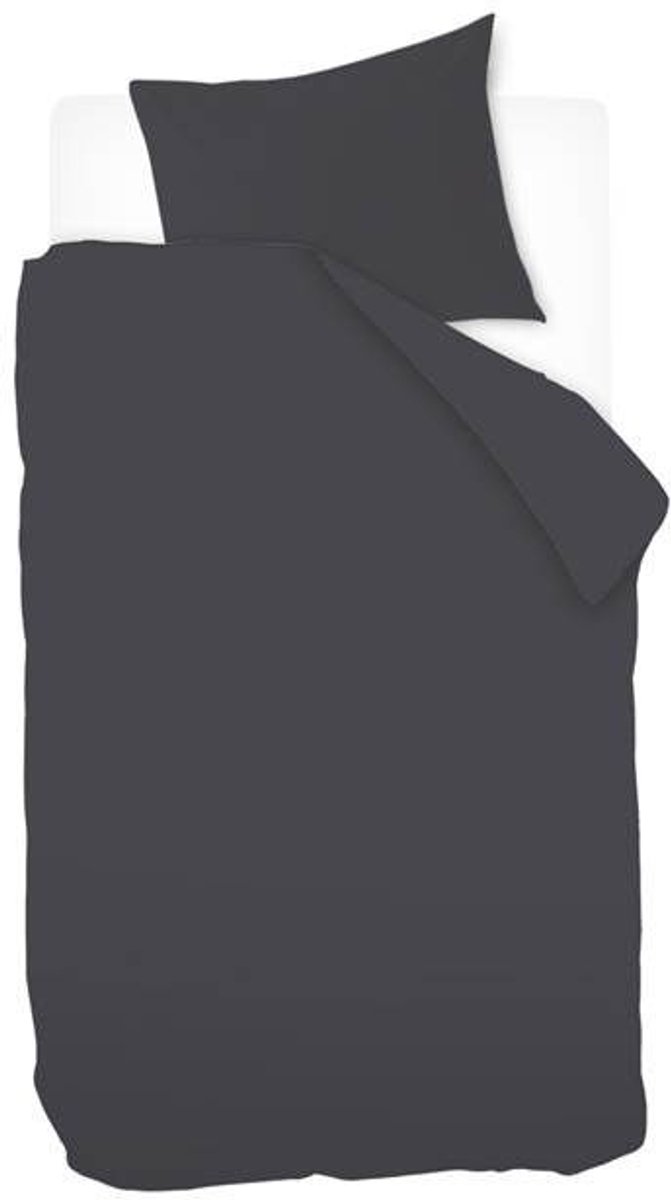 Ivorlyn Appledore Dekbedovertrek - Eenpersoons - 140x200/220 cm - Dark Grey