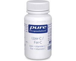 Pure Encapsulations IJzer-C - Ondersteunt het Immuunsysteem - 60 Capsules - 60 stuks