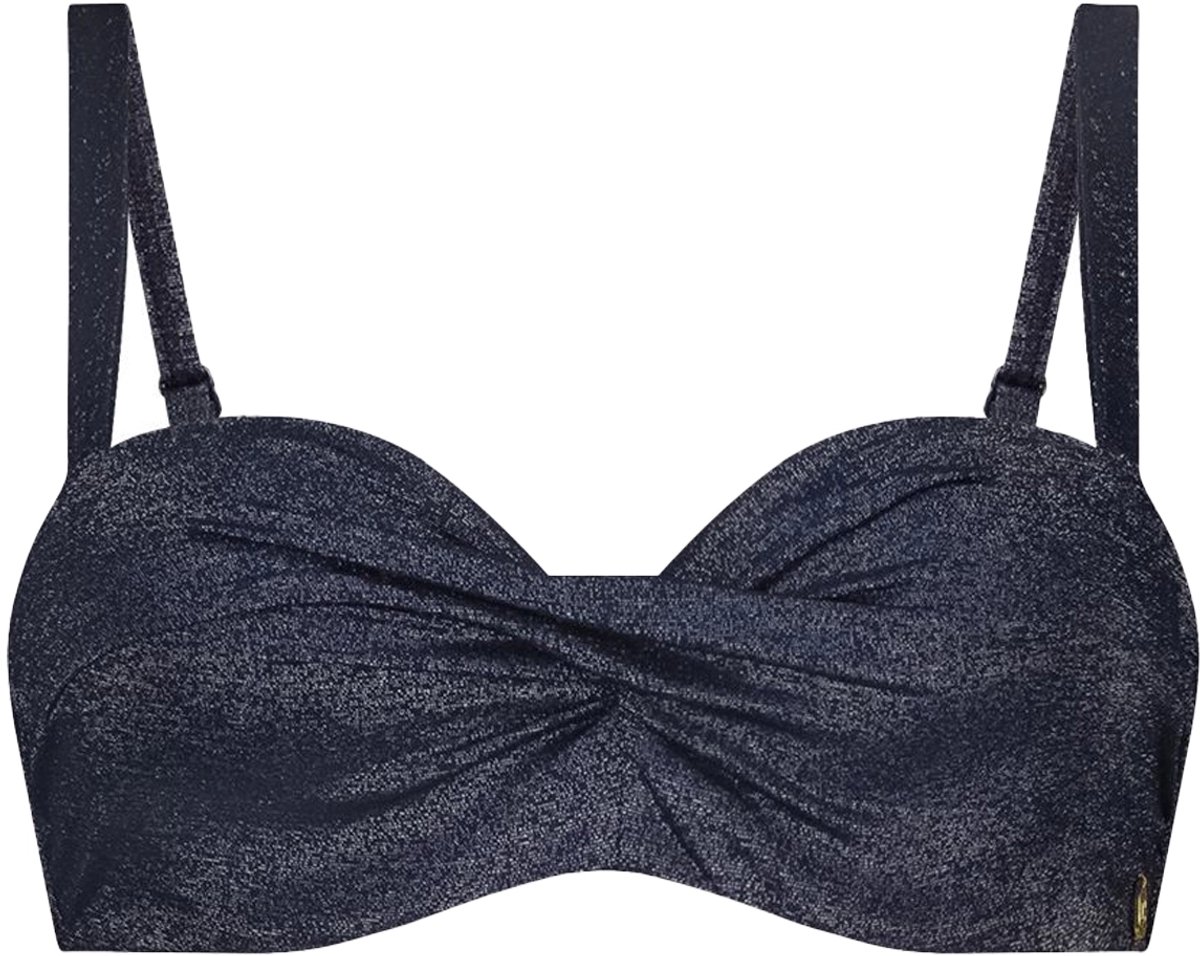 Ten Cate twisted bikini top royal blue voor Dames | Maat 44D (90D)