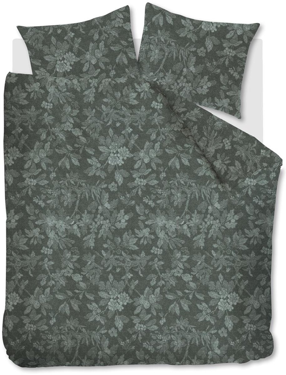 Beddinghouse Mea dekbedovertrek - Tweepersoons - 200x200/220 cm - Groen