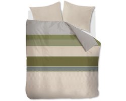 Beddinghouse Aster dekbedovertrek - Tweepersoons - 200x200/220 cm - Groen