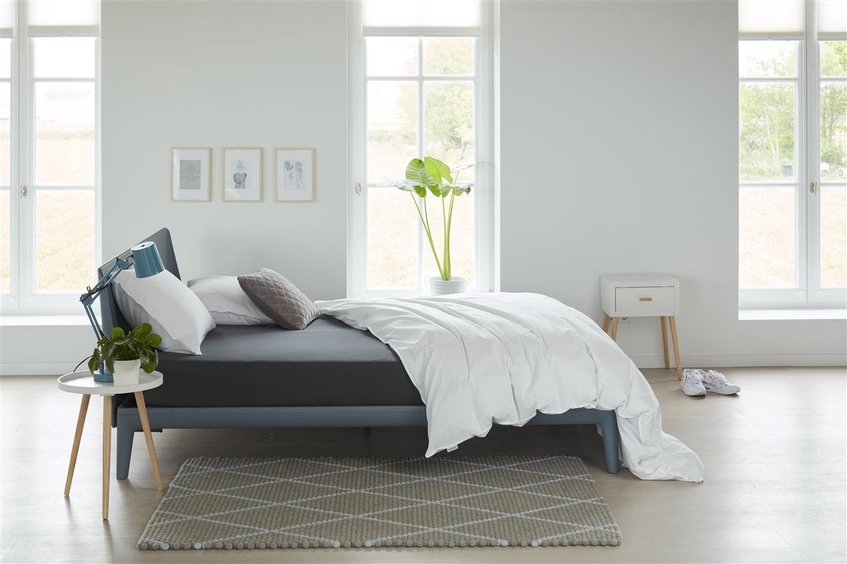 Beddinghouse - Jersey - Split-topper - Hoeslaken - 180x220 cm - Antraciet