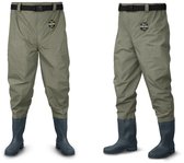 Waadbroek voor vissen, outdoor waadbroek met laarzen, laars voet