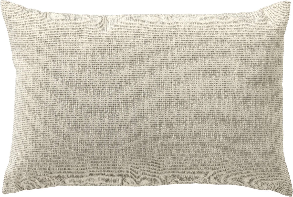 Dutch Decor KAI - buitenkussen 40x60 cm - waterafstotend en uv-bestendig - Ash - grijs