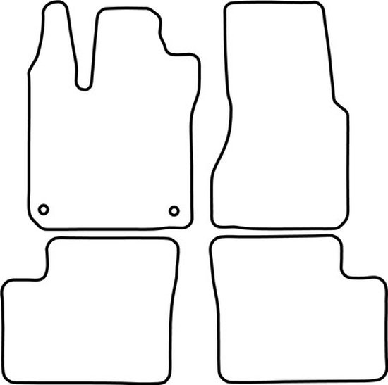 Auto Vloermatten Voor Smart Fortwo 453 2015-2020(LHD