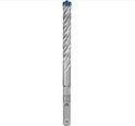 SDS plus-7X hamerboor met blauwe kop en gedraaide schacht.