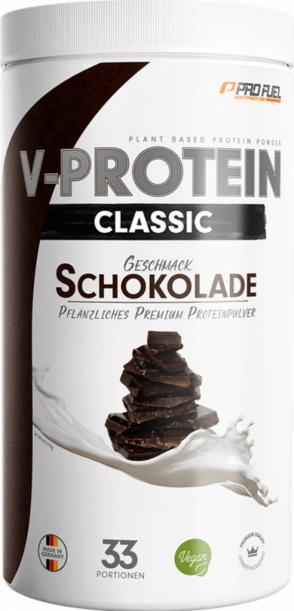 ProFuel V-Protein Classic (1000g) Chocolate - Eiwitten - Veganistisch eiwit
